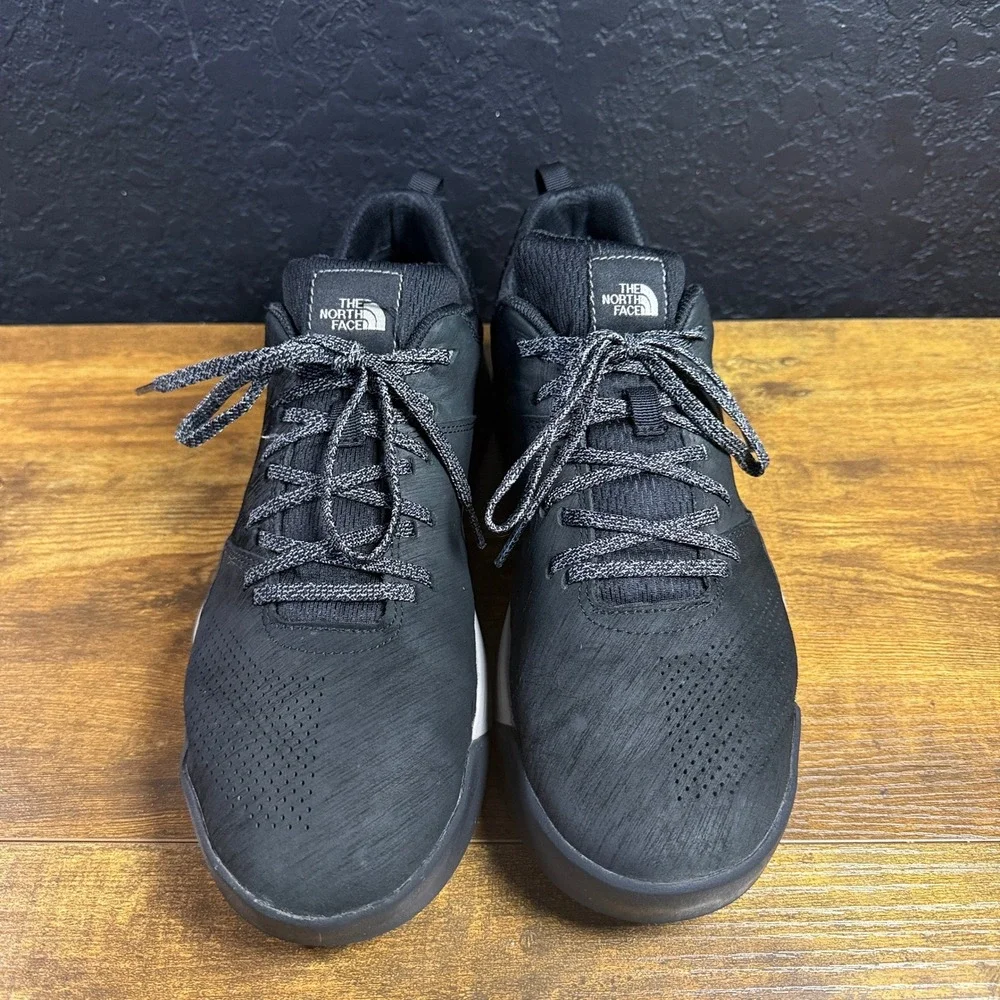 The North Face Larimer Lace II NF0A5LWI Black Leather Sneaker Mens Size 12.5